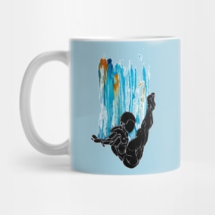 Platform Diving, Waterfall Diver Mug